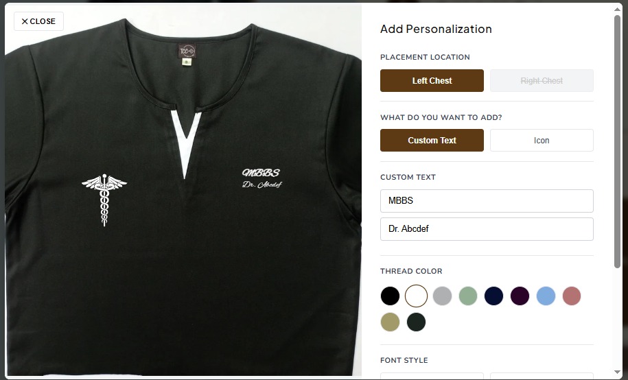 The Care Couture Embroidery